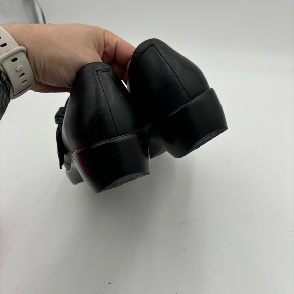 Dansko Women’s 39 Black Leather Ainsley Chunky Y2K Professional Mary Jane Shoes - Picture 5 of 7